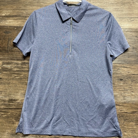 Callaway Tops - Callaway Blue Short Sleeve Golf ⛳️ Polo with Zipper
